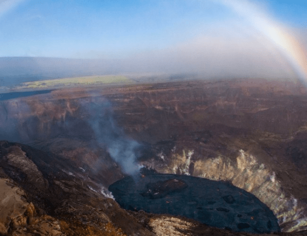 Big island lava